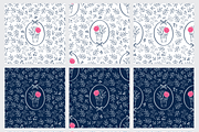 Seamless Floral Patterns, a Pattern Graphic by Tkoko vectors & patterns (Thumbnail 6 of 11)