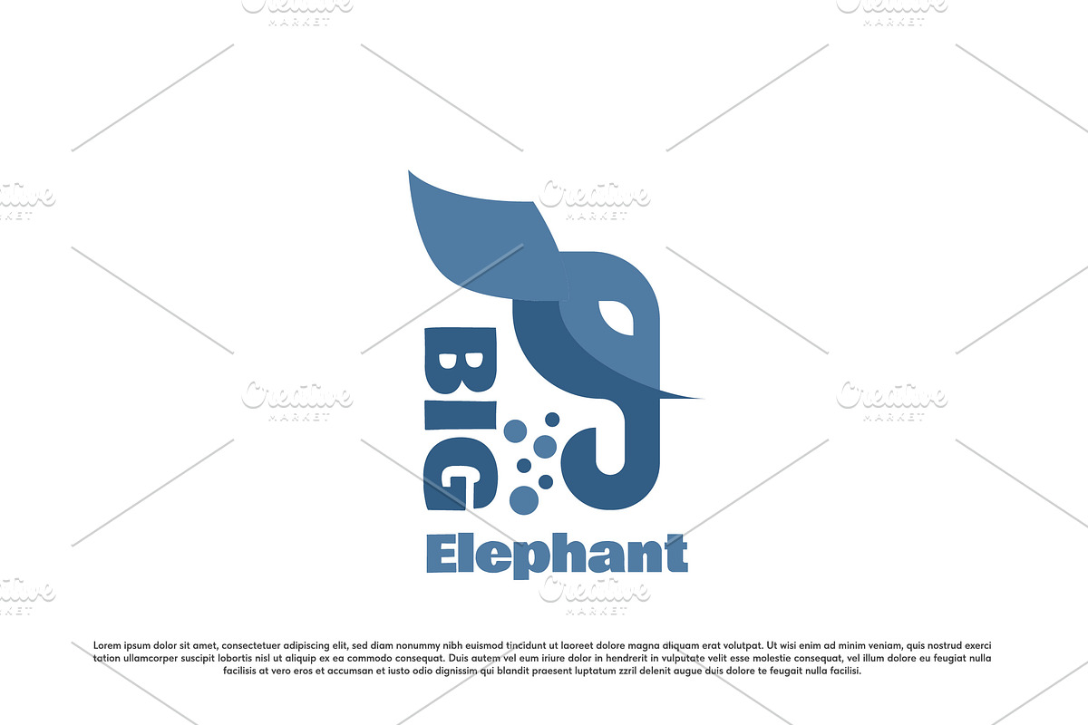 Elephant Zoo Animal Logo Design Icon, a Branding & Logo Template by Morvana Crew