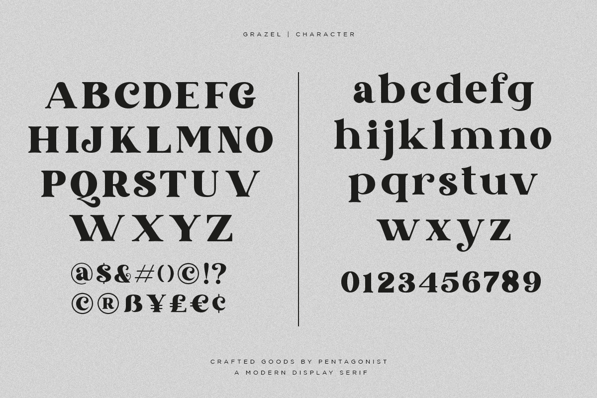 Grazel | Modern Display Serif, a Serif Font by Pentagonistudio (Photo 8 of 10)