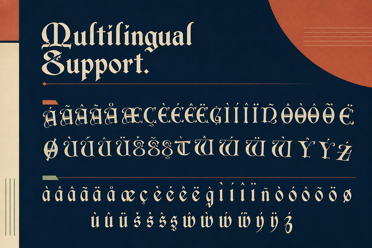 Braewick - Medieval Display Font, a Serif Font by PaperMoon (Photo 8 of 14)