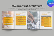 Editable Business Proposal in Canva, a Brochure Template by Oshin Design (Thumbnail 4 of 8)