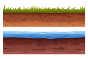 Seamless ground cross sections set, a Texture Graphic by Good Studio (Thumbnail 2 of 9)