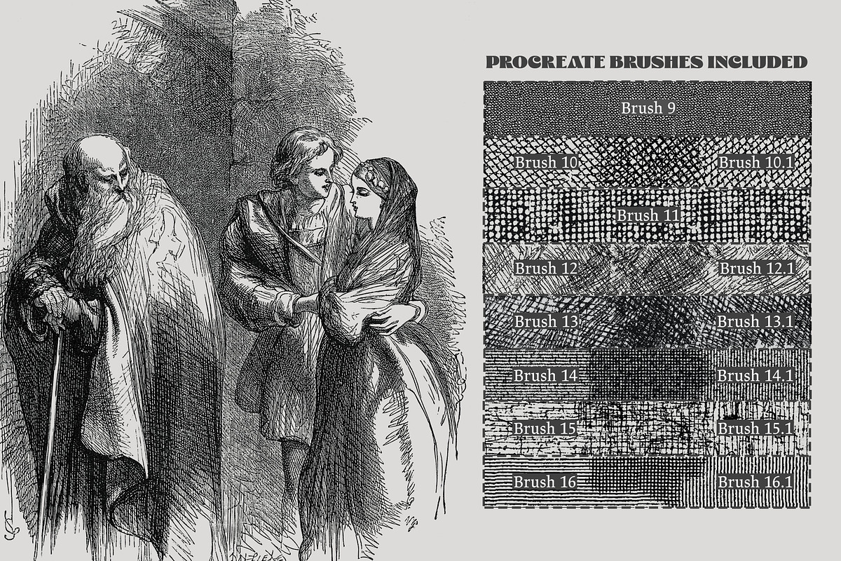 William Shakespeare Procreate Kit, a Brush Add-On by Digi Life (Photo 5 of 10)