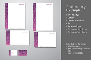 Stationary HV Purple