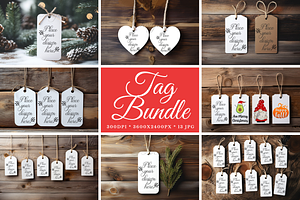 Tag Bundle mockup template 13 jpg, a Card Template by Leo Flo Mockups