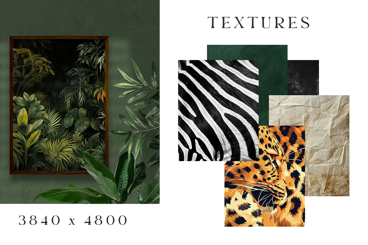 Tropical Jungle Watercolor Arts, an Object Graphic by Evgeniia (Photo 11 of 12)