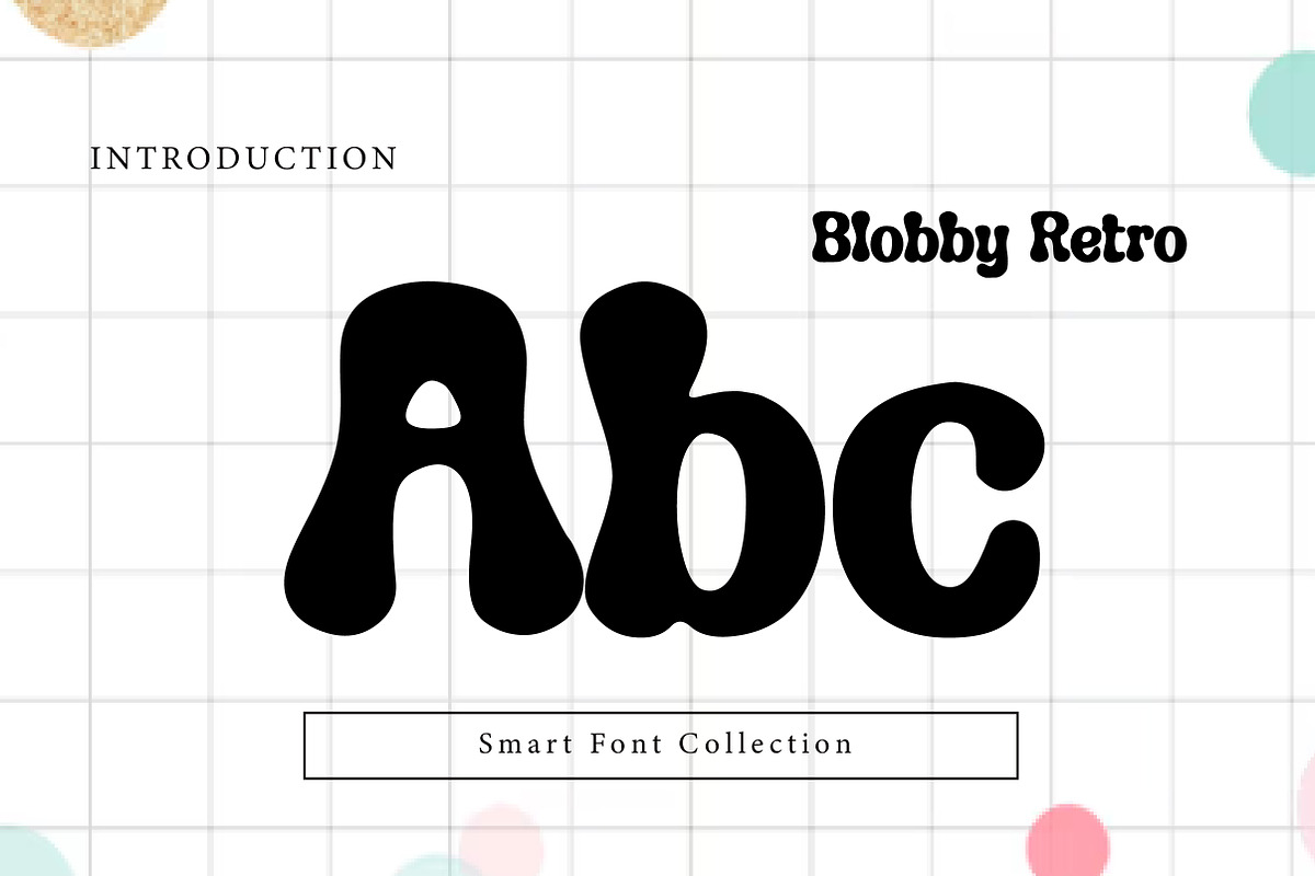 Blobby retro, a Slab Serif Font by Wow Magic (Photo 2 of 3)