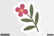 Cute Flower Sticker Design Bundle, an Illustration by Actual Pixel (Thumbnail 26 of 26)