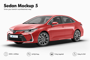 Sedan Mockup 5