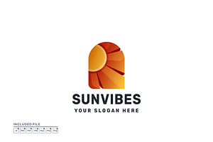 Sun Gradient Colorful Vector Logo, a Branding & Logo Template by yuanesei