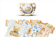 Newborn watercolor set, a Technology Illustration by Lososenok (Thumbnail 5 of 11)