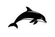 Dolphin Jumping Silhouette Vector bu, an Illustration by Designs_River (Thumbnail 9 of 48)