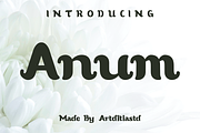 Anum font, a Handwritten Font by artditiastd (Thumbnail 1 of 3)