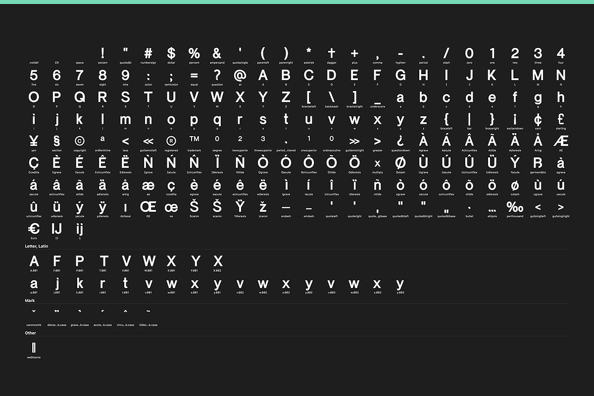 Obadiah pro - Modern Typeface, a Sans Serif Font by Webhance Studio (Photo 10 of 10)
