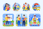 Adorable School Illustration, an Education Illustration by Brickclay (Thumbnail 6 of 9)