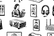Video Conference Set, an Object Graphic by RT Studio (Thumbnail 4 of 4)