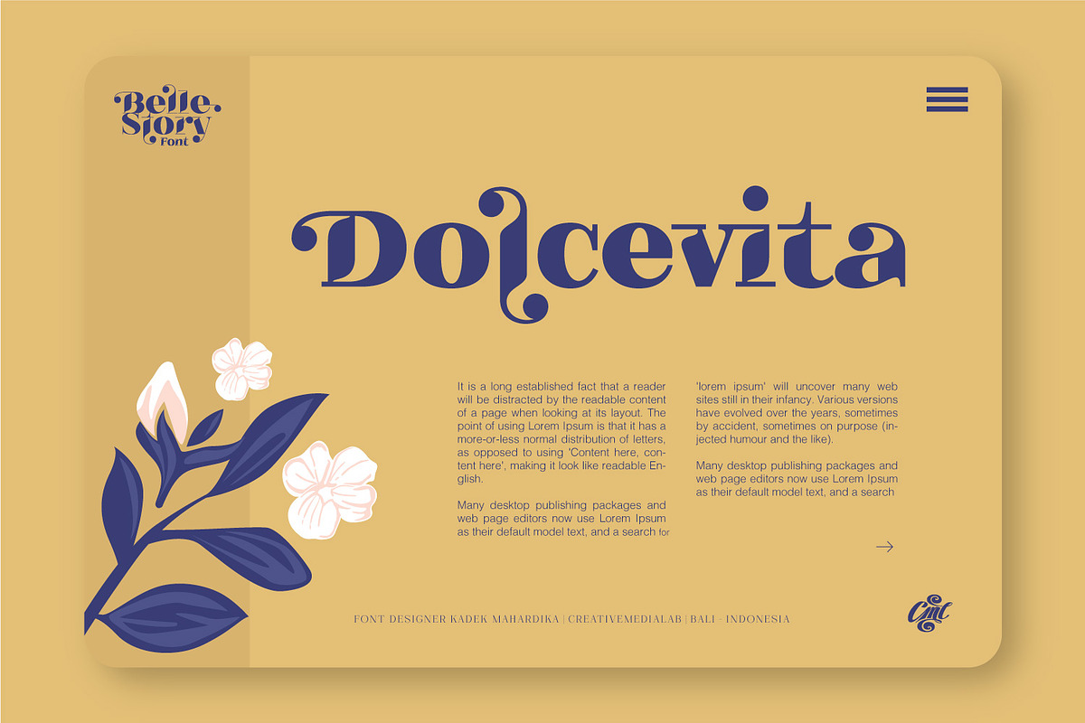 Belle Story - Beauty serif family, a Serif Font by creativemedialab (Photo 9 of 18)