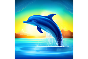 Template, Dolphin, Oceanlife