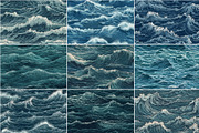 OCEANIC - Seamless Ocean Patterns, a Pattern Graphic by Pixel Perfect Patterns (Thumbnail 8 of 9)