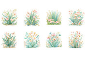 Spring Green Grass Clipart, an Illustration by Designworld (Thumbnail 5 of 8)