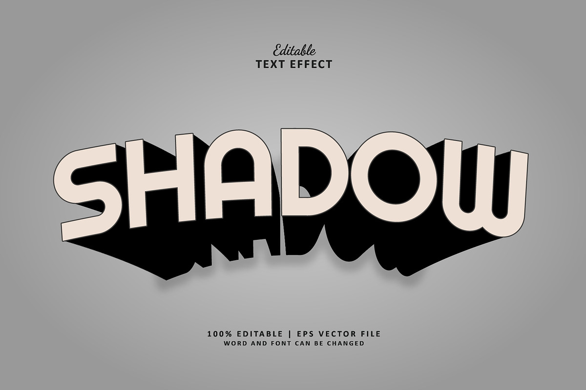 Text Effect Long Shadow, a Brushes & More by Navy Graphic (Photo 1 of 2)