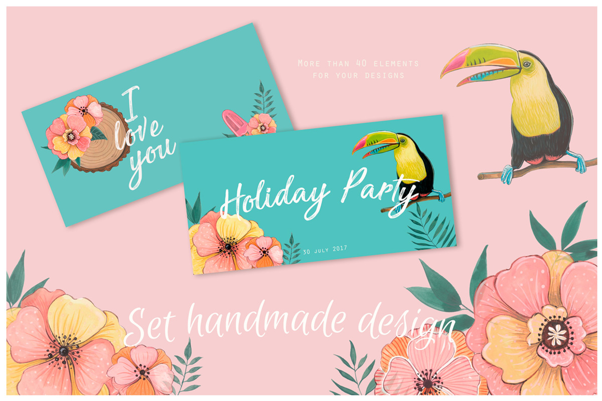 Red panda & Toucan collection, an Animal Illustration by Isbela  (Photo 2 of 5)