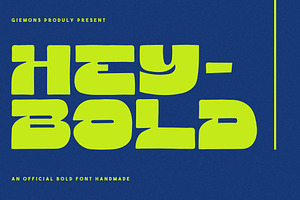 THE BOLD - SansSerif Extra Bold Font