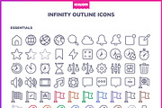 2100+ Infinity Outline icons, an Outline Icon by Icojam store (Thumbnail 7 of 12)