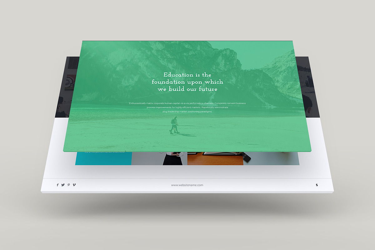 Eduline - Education Template, a Presentation Template by UDEA Store (Photo 2 of 12)