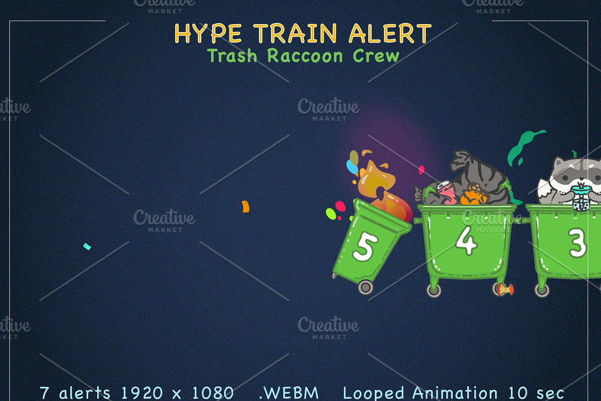 Hype Train Alerts for Twitch, an Object Graphic by JaneLane (Photo 10 of 10)