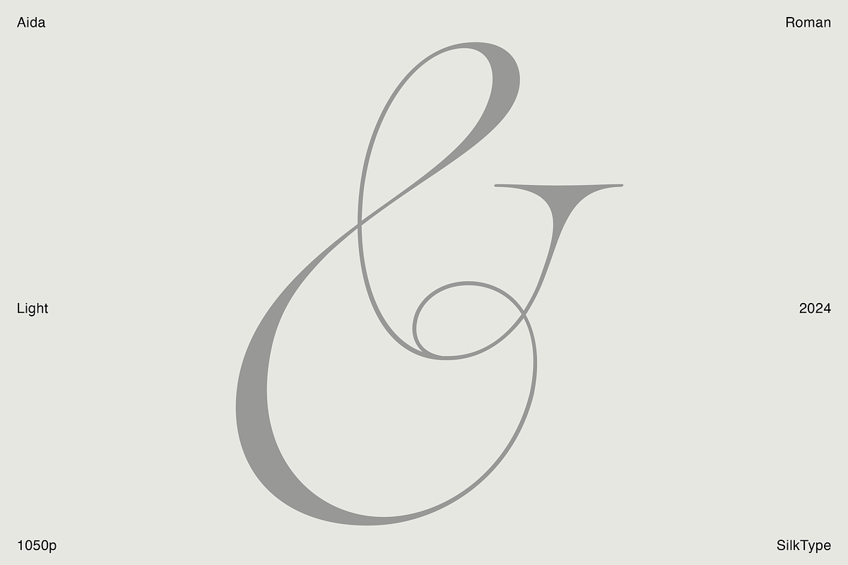 Aida | 10 Font Ligature Serif, a Font by Silktype (Photo 12 of 20)