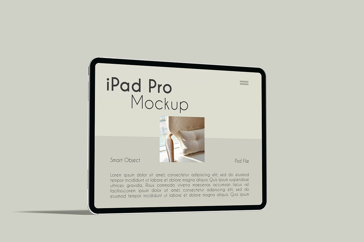 iPad Pro Mockup, an iPad Mockup by Graphicbars (Photo 14 of 25)