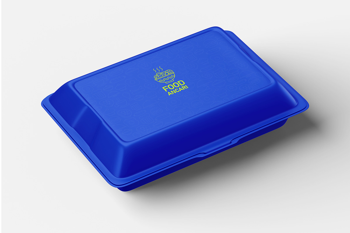 Food Box Packaging Mockup, a Packaging Mockup by AlkStudio (Photo 6 of 13)