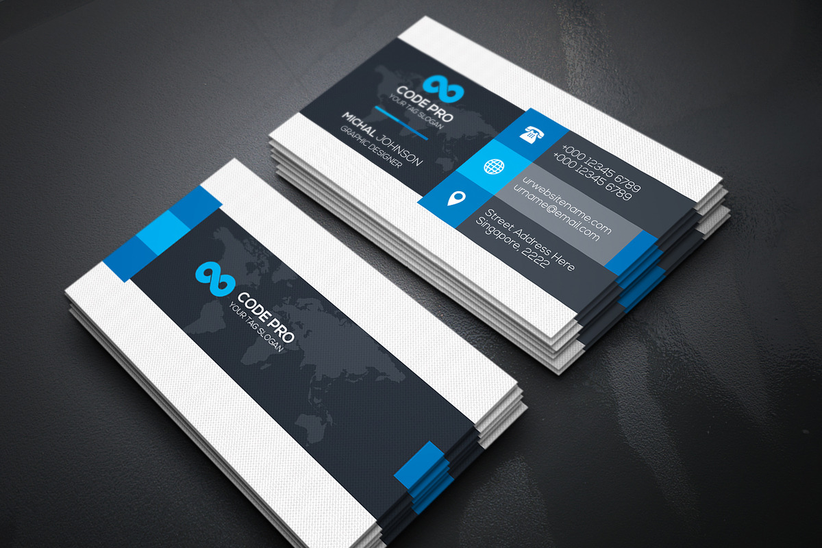 Business Card 2 in 1, a Business Card Template by Genereux Art (Photo 4 of 8)