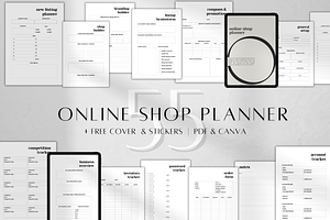 Online Shop Planner Template