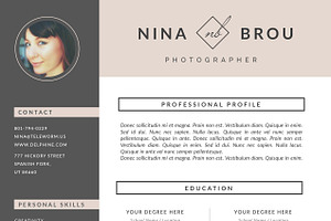 Feminine Resume Design CV