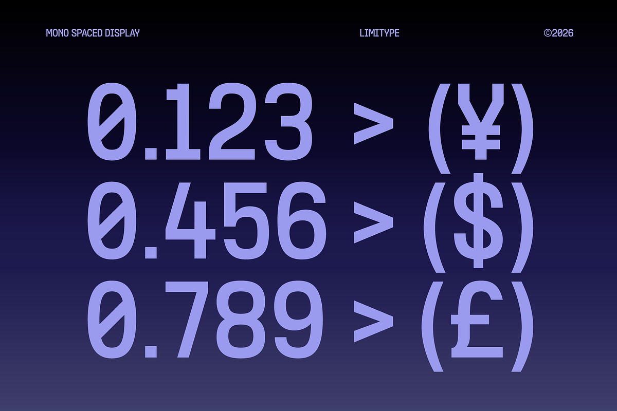 Contair - Monospaced Font, a Sans Serif Font by limitype (Photo 8 of 12)