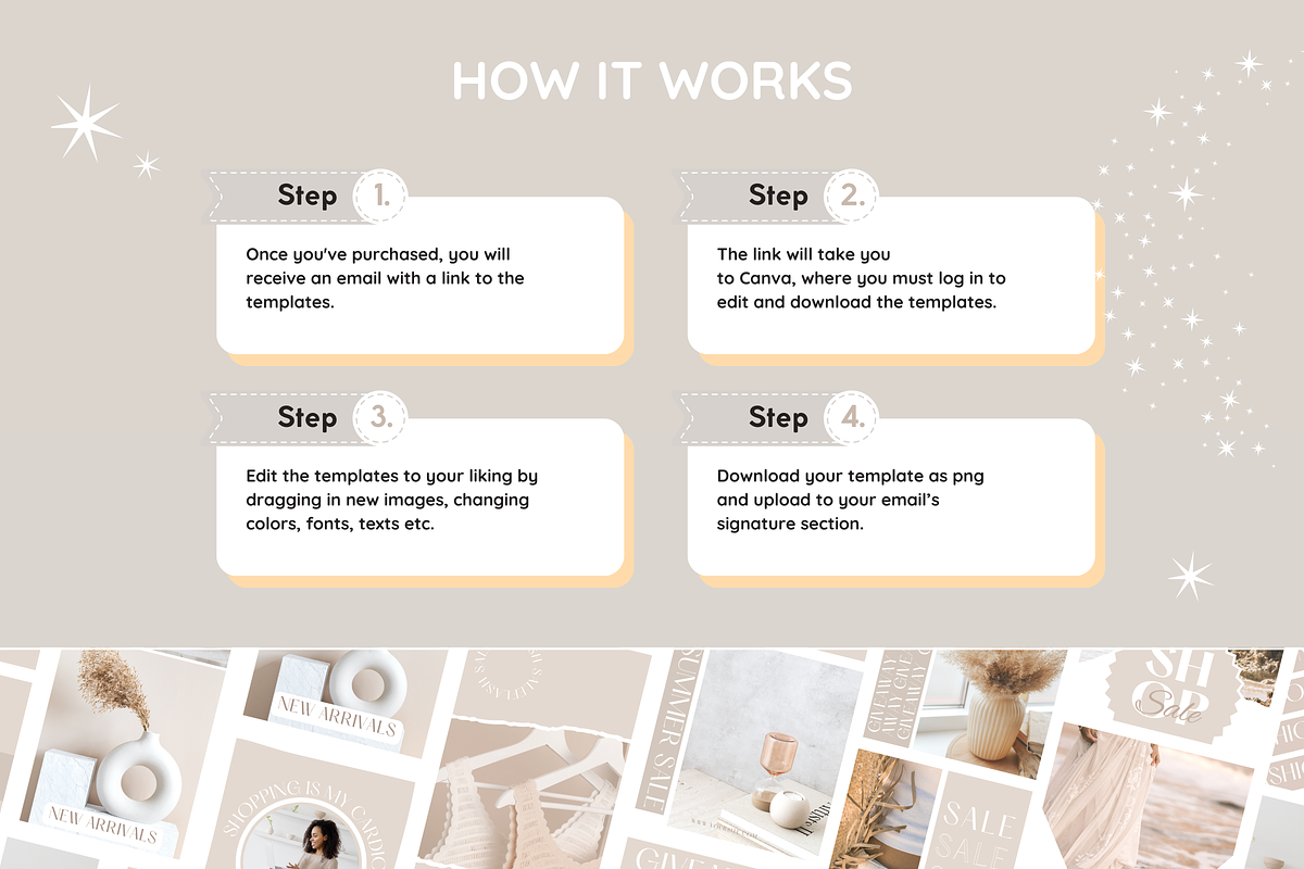 Canva Email Signature Bundle, an Email Template by SunshineStudioBoutique (Photo 9 of 9)