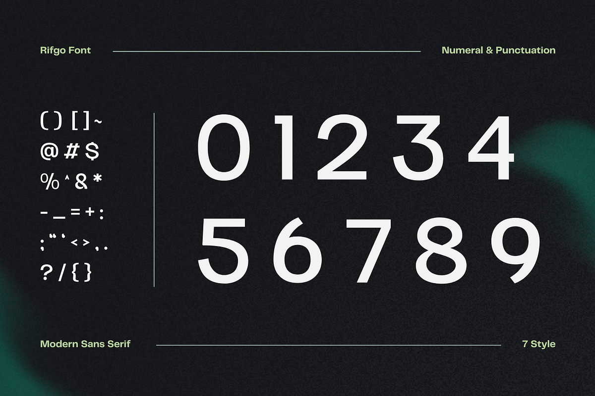 Modern Family Sans Serif - Rifgo, a Sans Serif Font by Nirmana Visual (Photo 3 of 11)
