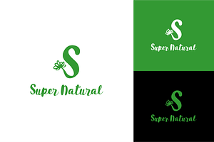 Super Natural Logo, a Branding & Logo Template by zaqilogo