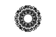 Floral Mandala Circle Frame Bundle, an Illustration by Gaye Art (Thumbnail 5 of 51)