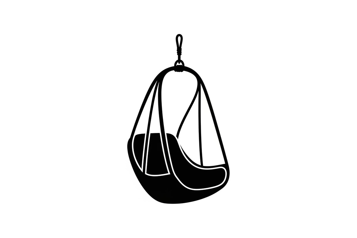 Hanging Egg Chair Silhouette Bundle, an Illustration by Designer_Momina (Photo 11 of 51)