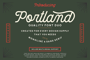 Portland Font Duo