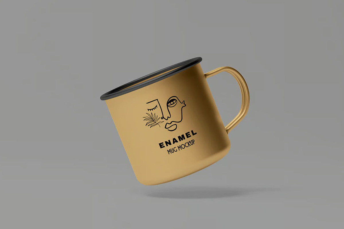 Enamel Mug Mockups, a Cups & Container Mockup by Se٧enStudio (Photo 4 of 4)