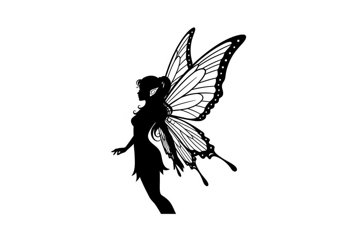 Magical Fairy Silhouette Bundle, an Illustration by jahid234 (Photo 24 of 51)