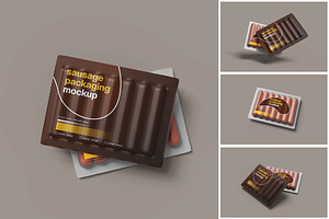 Sausage Packaging Mockup, a Product Mockup by MrLetters