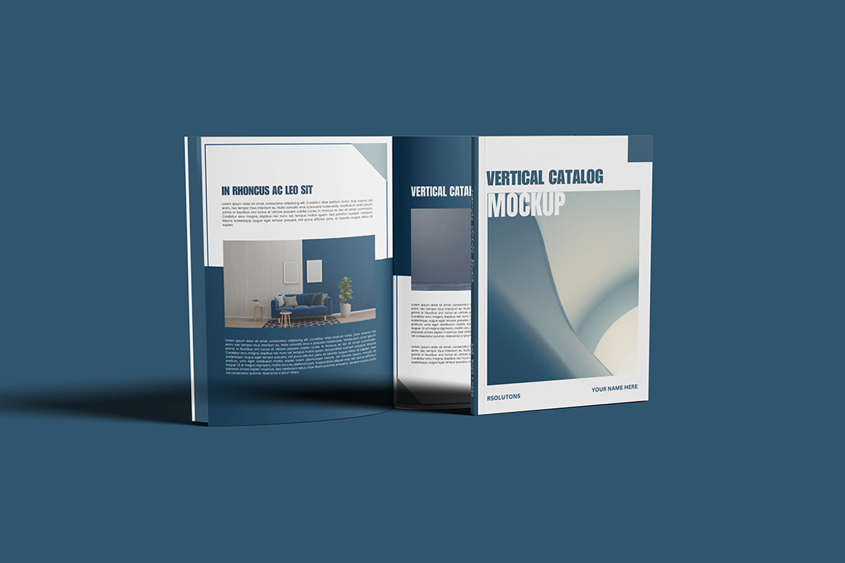 Vertical Catalog Mockup, a Mockup by seulangagraphic (Photo 4 of 5)