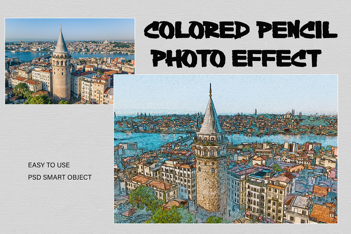 Colored Pencil Photo Effect, a Layer Style Add-On by 3d_model_tifotizi (Photo 1 of 6)