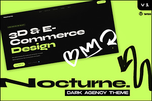 Nocturne — Creative Agency WP Theme, a WordPress Template by Layerform Design Co.