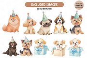 Paw Party Clipart, Dog Birthday, an Illustration by TatiMockup (Thumbnail 4 of 7)
